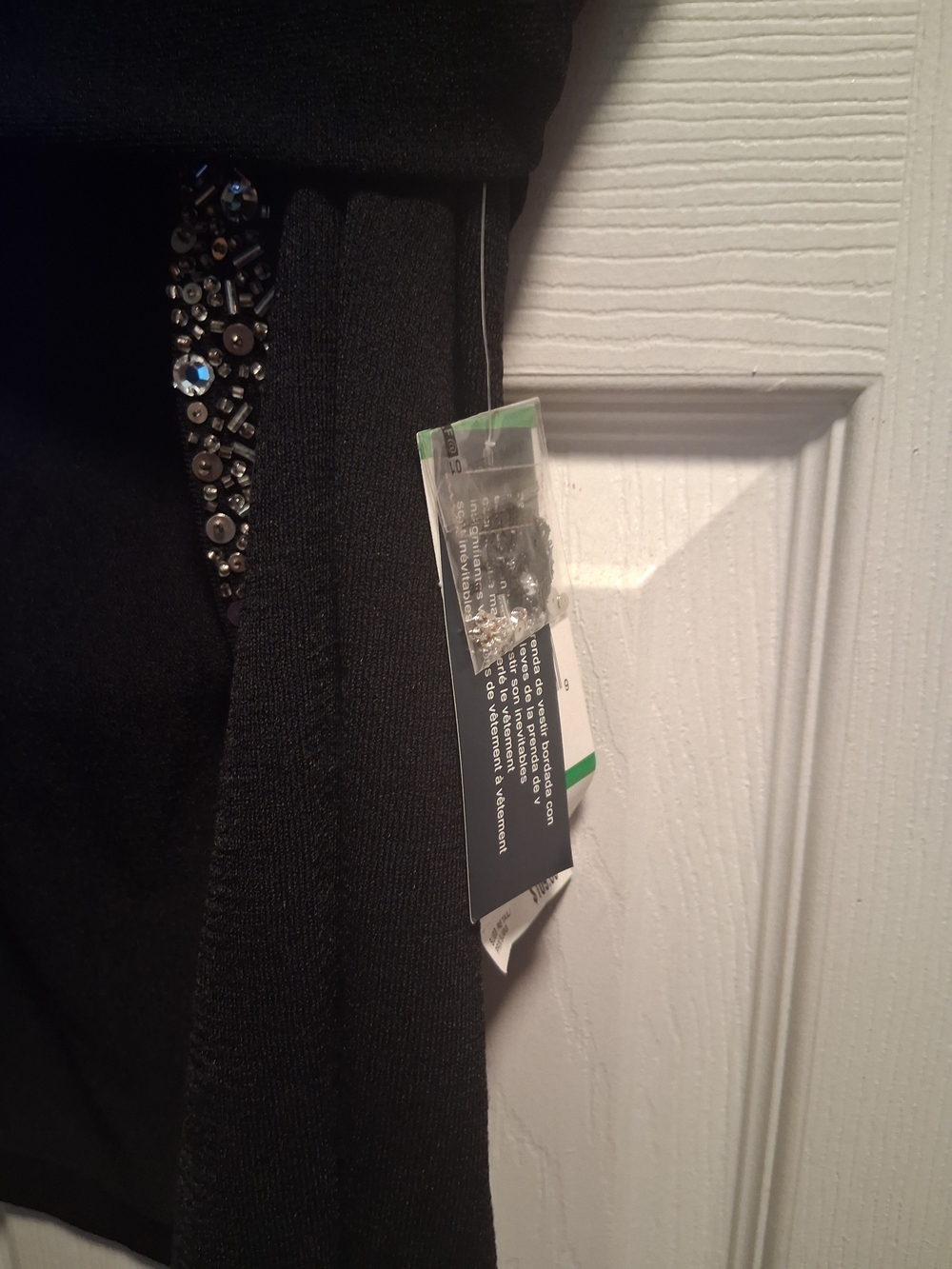 Jones New York Black Embellished Open-Front Jacket - Picture 3 of 6